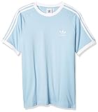 adidas Herren T-Shirt 3-Stripes Tee, Clear Sky, XS, FM3773