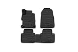 3D Gummimatten Element Passgenaue Fußmatten Honda Civic 4D 2012-2015 Limousine 4tlg