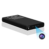 Mini Überwachungskamera 1080P 10000mAh Tragbare Kleine Powerbank Kamera Mikro Nanny Cam Sicherheit Kamera mit Bewegungsmelder/Infrarot Nachtsicht/Loop-Aufnahme/Schwerkrafterkennungsfunk