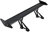 OldFe Spoiler 112X8X13 cm Spoiler Heckflügel 3kgWing Spoiler universal verstellbar Heckspoilerleichte Fahrzeug Stabilität Dekoration schwarz Auto Aluminiumlegierung