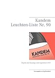 Kandem Leuchten-Liste Nr. 90: Reprint des Katalogs vom September 1937