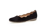 Gabor Damen Ballerinas, Frauen sportliche Ballerinas,Hovercraft-Luftkammersohle,Ballett-Schuhe,Ballet-Flats,flach,Ausgehschuhe,Atlantik,39 EU / 6 U