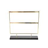 HOLPPO-URG Ohrring-Halter-Organisator,Schmuck Display Ständer,Ohrring Organisator Stände,Schmuck-Halter-Organisator,Earring&Necklace Schmuck Handtuch Organizer anzeigen URG (Color : Schwarz)