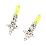 2x Golden Vision H1 55W 12V P14,5s Original Jurmann Trade Gelb 3000K Halogen Ersatz PKW Lamp