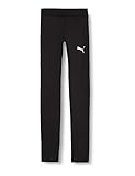 PUMA Kinder LIGA Baselayer Long Tight Jr Hose, Schwarz (PUMA Black), 152