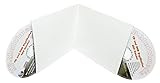 MP-Pro Doppel CD Kartonstecktaschen Zweifach CD Hüllen aus Karton Weiß (2er CD-Hüllen aus Pappe) für je 2 Rohlinge oder 1 + Booklet (50 Stück)