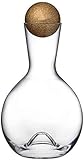 HYLK Dekanter Dekanter 750 ml Kreative Persönlichkeit Bleifreies Kristallglas Dekanter Rotwein Separator Weinkrug Wein Dekanter & Zubehör Modell: G01103