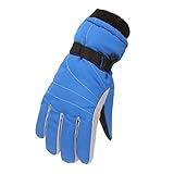 Kinder Skihandschuhe, Winter Handschuhe wasserdichte und Winddichte Winterhandschuhe Warm Sporthandschuhe Snowboard Handschuhe für Outdoor-Sport in Winter Fahrradhandschuhe Warme für 11-16 J