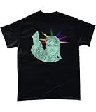 Funny, Gay, T-Shirt. Madonna as The Statue of Liberty! LGBT Gay T! Blk, L.png