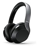 Philips H8505BK/00 Kabellose Over-Ear-Kopfhörer High Res Audio (40-mm-Treiber, Active Noise Cancelling, 30 Stunden Spielzeit, Sprachassistent, Schnellladung) Schwarz - 2020/2021 M