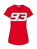 MM93 Offizielles MotoGP Gros 93 T-Shirt - Frau - Rot - XL