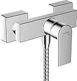 hansgrohe Duscharmatur Vernis Shape, Aufputz Brausebatterie, Duscharmatur für 1 Funktion, C