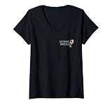 Damen Auf Aperol Spritztour. Jungesellinnenabschied JGA Spritz Fun T-Shirt mit V
