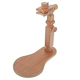 FOMIYES Gedrehter Einstellbarer Stickerei- Rahmen- Ständer Holzkreuzstich- Reifen- Stick- Stickerei- Hoop- Halter für Kunsthandwerk Nähen Handarb