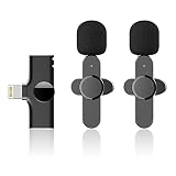 CASATX Wireless Lavalier-Mikrofon, Plug & Play Wireless-Mikrofon für iPhone und Android, Keine App und Bluetooth erforderlich, Reversmikrofon für TikTok-Telefon-Videoaufzeichnung