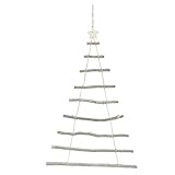 Pureday Weihnachtsdeko - Wandobjekt Weihnachtsbaum - Holz - Natur - Höhe ca. 87