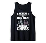 Herren Schachbrettspieler Öffnungsspiel Anfänger Tank Top