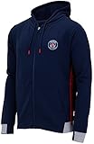 Paris Saint-Germain Kapuzen-Sweatshirt mit Reißverschluss, offizielle Kollektion, Größe L