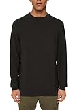 edc by ESPRIT Herren 091CC2I305 Pullover, Dark Khaki, L