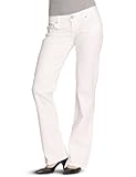 LTB Jeans Damen Boot-Cut Jeans Valerie, Gr. W28/L32 (Herstellergröße: 28), Weiß (White 100)