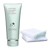 Liz Earle Reinigungs- und Poliertuch, 200 ml, plus 2 reine Baumwolltücher, ein Feuchtigkeitsspender und sanftes Peeling für sofortige Pflege schöner H