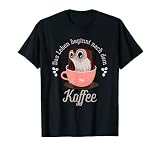 Morgenmuffel Eulen Kaffee Geschenk Eule T-S