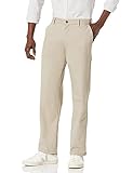 Amazon Essentials Classic-Fit Wrinkle-Resistant Flat-Front Chino Pant Unterhose, Khaki, 29W x 32L