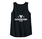 Damen Hausbesitzerin Hausbau Einzugsgeschenk Haus Bauherrin 2022 Tank Top