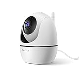 netvue WLAN Überwachungskamera Innen,1080P FHD IP Kamera Indoor, Schwenkbar Kamera mit Nachtsicht für Baby und Haustier, Babyphone mit Kamera Bewegungsmelder, 2-Wege-Audio, Cloud-Speicher/SD