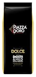 Piazza D'Oro Dolce, 1kg Kaffeebohnen, ganze Bohne, mild und ausgewogener Kaffee, 100% Arabica, ideal für Espresso, Cappuccino, Latte Macchiato, für Kaffee-Vollautomaten geeig