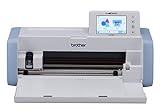 Brother ScanNCut DX 1000 Hobbyplotter: innovativ und vielseitig, mit Integriertem Scanner 600dpi, Automatikmesser, großer Heller LCD-T