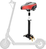 RCB Sitz kompatibel für Xiaomi Elektroroller, Höhenverstellbar，Zubehör für E-Scooter (Geeignet für Pedale mit Einer Höhe von 1,0cm-1,2cm)