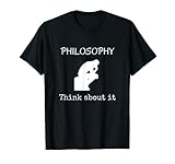 Philosophie denken darüber nach, Philosophischer Student Philosoph T-S
