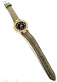 Elegante Damen Frauen Quarz-Armbanduhr PU-Lederband, g