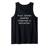 Enten Empfehlen Rindersteak Zu Weihnachten Lustiges Nikolaus Tank Top