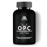 OPC Traubenkernextrakt Kapseln Vegan - Laborgeprüftes reines OPC - aus Original französischen Weintrauben pro Tagesdosis - 95% Echt-OPC-G