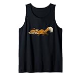 Süßes Fuchs-Cartoon-Design für kleine Kinder oder große Kinder Tank Top