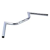 Lenker M-Form M-Lenker verchromt breite Ausführung Bopper Scrambler Umbau Cafe Racer für Hercules Puch Kreidler Zündapp DKW Mofa Mokick Mop