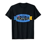 Aruba Flag Beach Vacation Travel Summer Family T-S