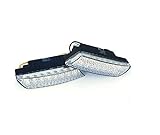 BLUETECH PLUS Ultra kleine universale LED Tagfahrleuchten/Tagfahrlichter mit 16 SMD LEDs R87 Modul E-Prüfzeichen & Dimmfunk