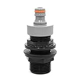 CMTech GmbH Montagetechnik CMTDVN99 TANKDURCHFÜHRUNG REGENWASSER WASSERTANK IBC Container ZUBEHÖR Tank Adapter Fitting KANSTER FASS VERTEILER