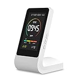 CO2 Messgerät, Mini Luftqualitätsmonitor, Formaldehyd Detektor CO2 HCHO TVOC Luftqualitätstester Luftqualitätsdetektor Air quality Detector Für Innenraum, Luftqualitätsdetektor für Home,O