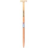 Idealspaten 65011130 T-Stiel Esche für alle Pionier-Spaten 85cm, Hell Braun, 40 x 25 x 15