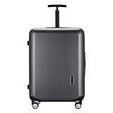 SRGT 20-Zoll-Reise Koffer Für Männer/Frauen, (ABS + PC) Leichter Hartschalen-Mode Reisekoffer Mit Spinnerrädern, Handgepäck,Dark Gray