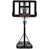 ZKLL Tragbarer Basketball-Reifen im Freien einstellbar Height Backboard Basketballkorb for Kinder Erw