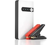 Starthilfe Powerbank, TUOSTART 400A 20000mAh Autobatterie Starthilfe Powerbank mit LED-Glühbirne, Starthilfekabel und Überbrückungskabel für bis zu 4-Liter-Benzin- und 3-Liter-D