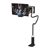 WuyueSun 8/12/14 Zoll Handy High Definition Video Screen Lupe Rack Smartphone Movie Amplifying Projector Stand Bracket (Farbe: Schwarz, Größe: 30,5 cm)