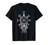 Wikinger Symbole - Raben - Aegishjalmur - Vegvisir - Valknut T-S