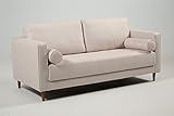 Sofa Keith - Wohnzimmer Couch - 3 Sitzer - A1121 - Beige - hölzerne Füße…