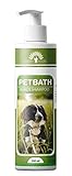 ADEMA NATURAL® PETBATH - Hundeshampoo - Shampoo für Hunde und Welpen gegen Juckreiz - bei Fellgeruch - Milben - Flöhe - Läuse - Pilz oder Fellwechsel - 200